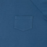 Warehouse & Co 4105 Short Sleeve Pocket Sweatshirt - Blue