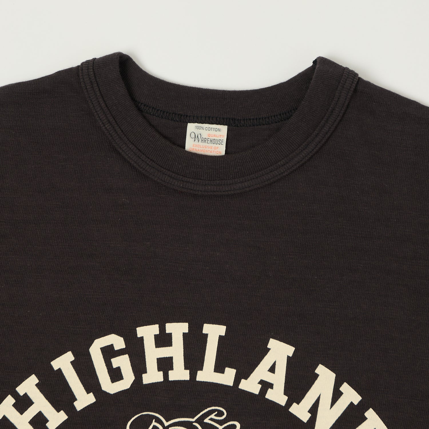 Warehouse & Co 4601 'Highland' Tee - Black