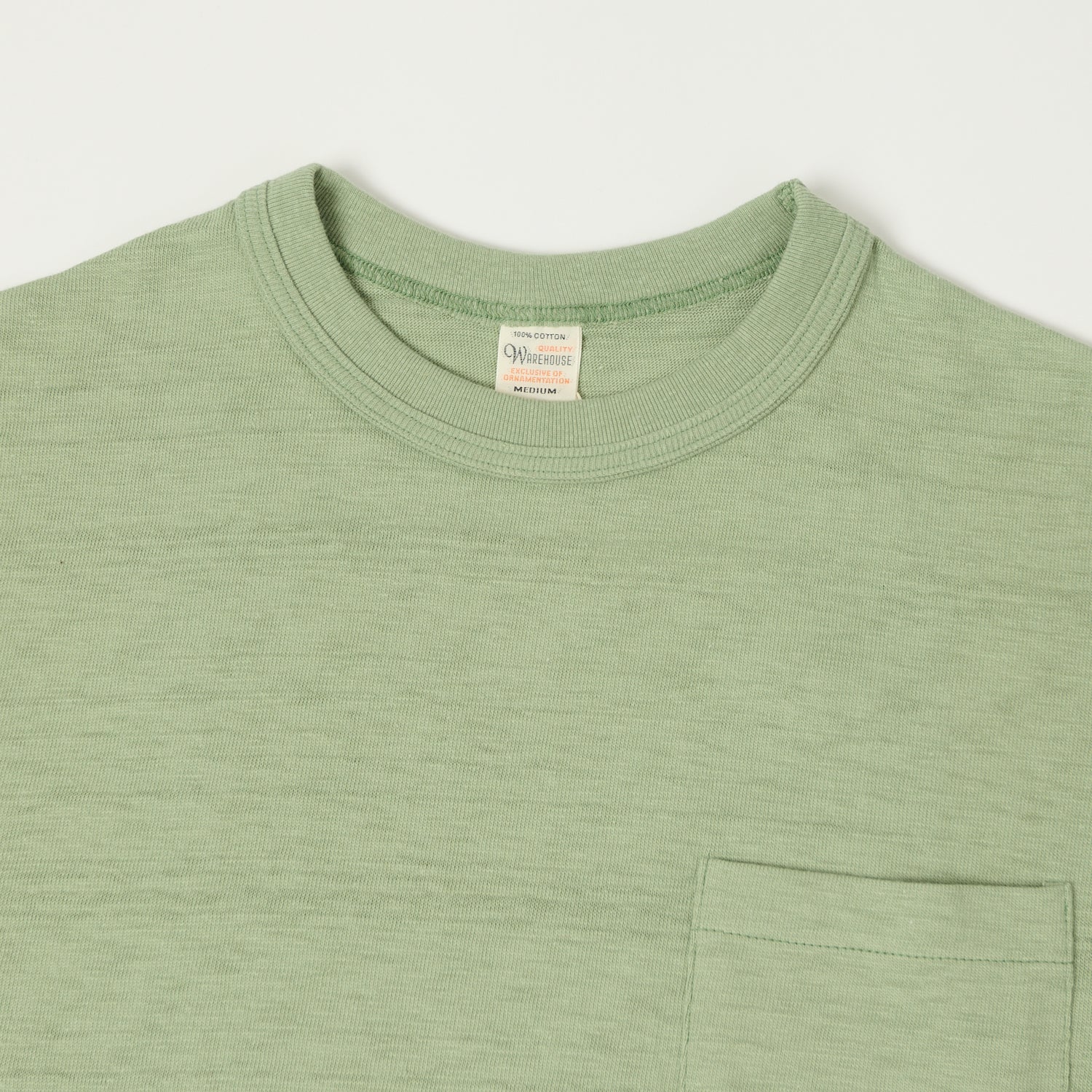 Warehouse & Co 4601 Pocket T-Shirt - Pale Green