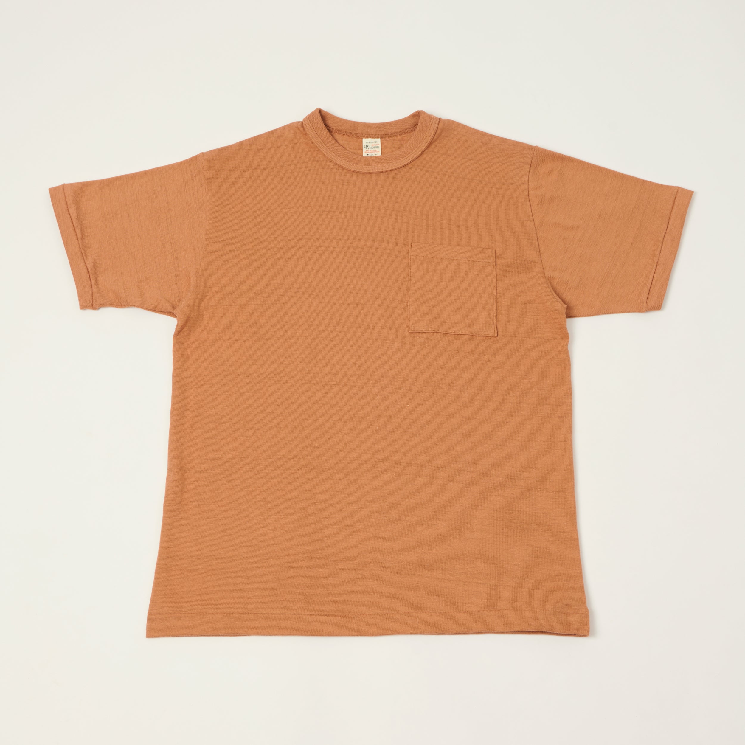 Warehouse & Co 4601 Pocket T-Shirt - Dark Salmon