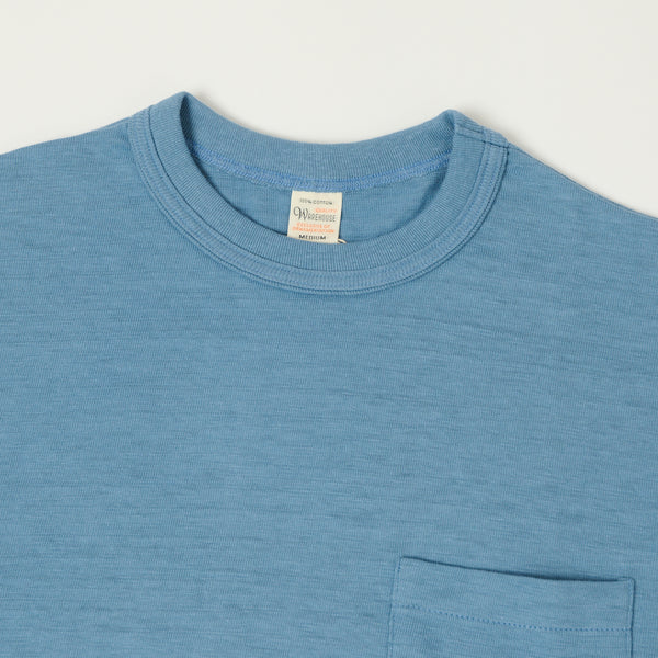 Warehouse & Co 4601 Pocket Tee - Pale Blue