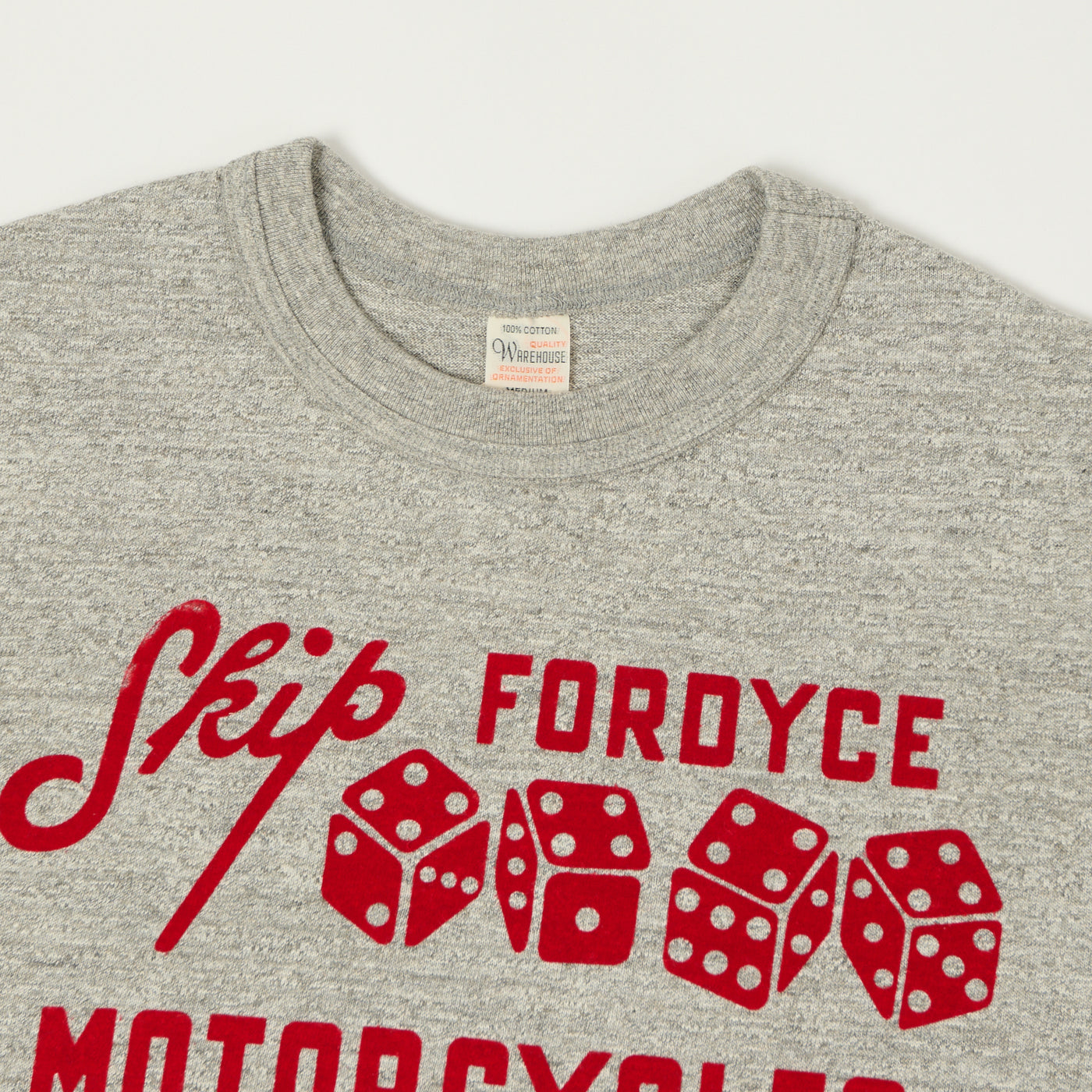 Warehouse & Co 4601 'Skip' Tee - Heather Grey