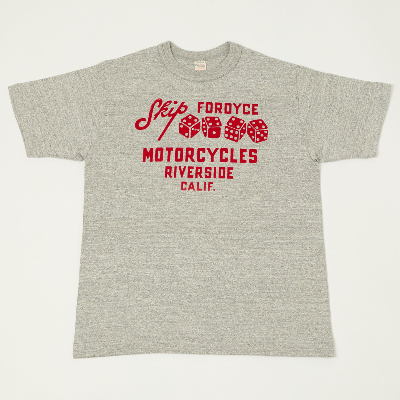 Warehouse & Co 4601 'Skip' Tee - Heather Grey