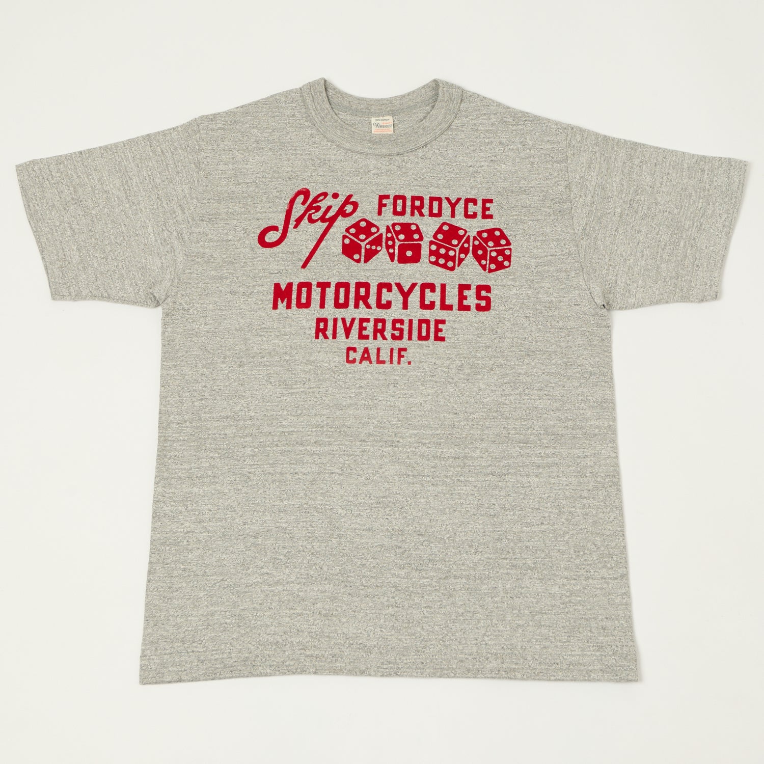 Warehouse & Co 4601 'Skip' Tee - Heather Grey