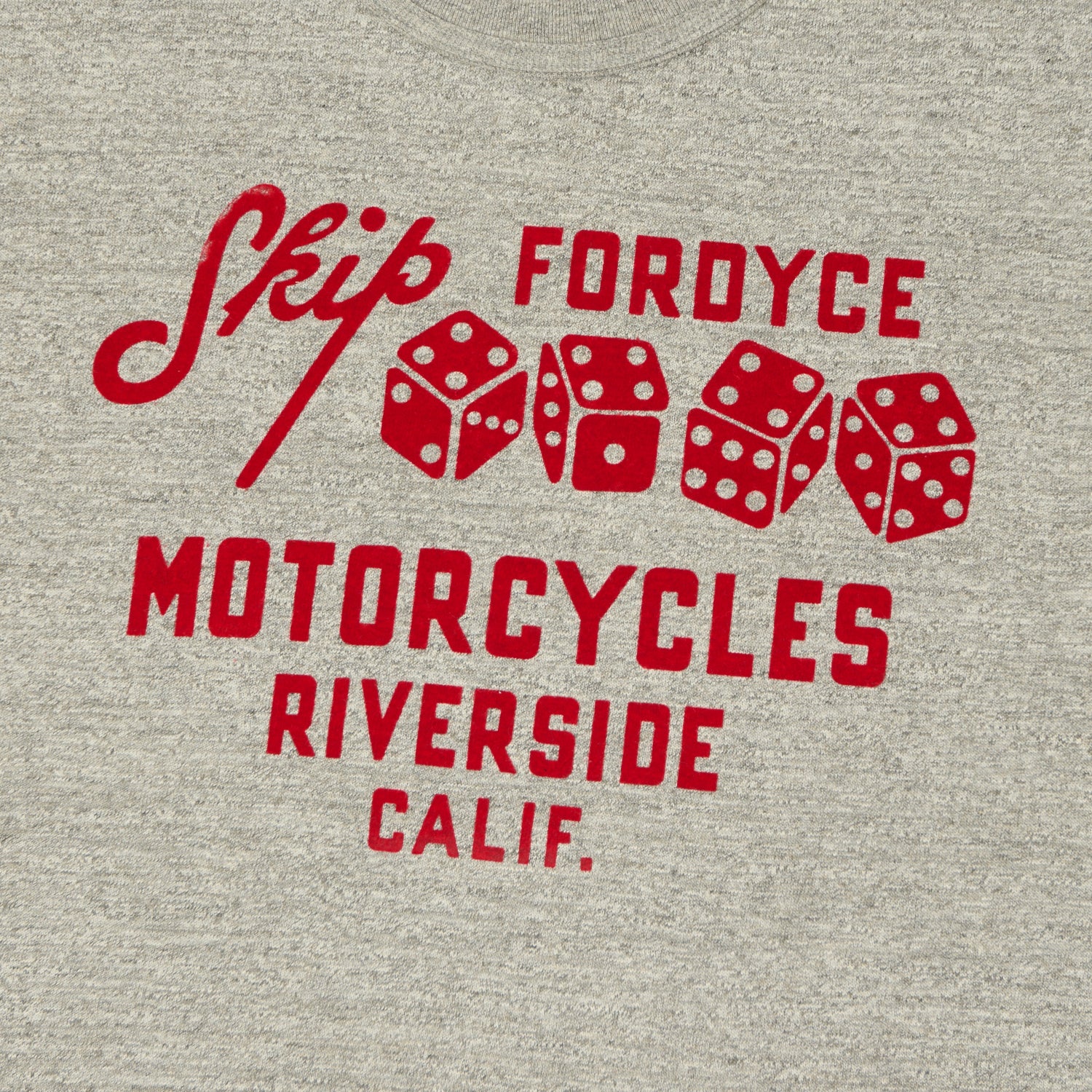 Warehouse & Co 4601 'Skip' Tee - Heather Grey