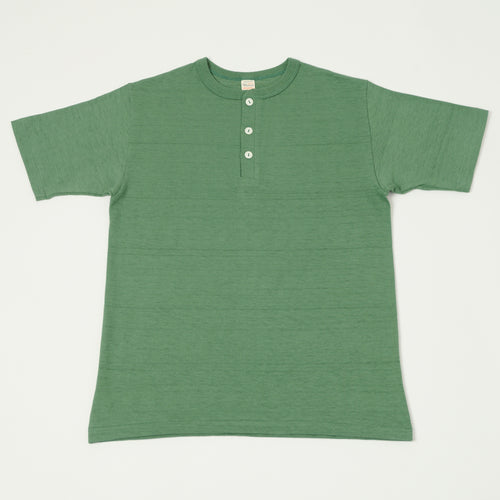 Warehouse & Co 4601 Henley T-Shirt - MC Green