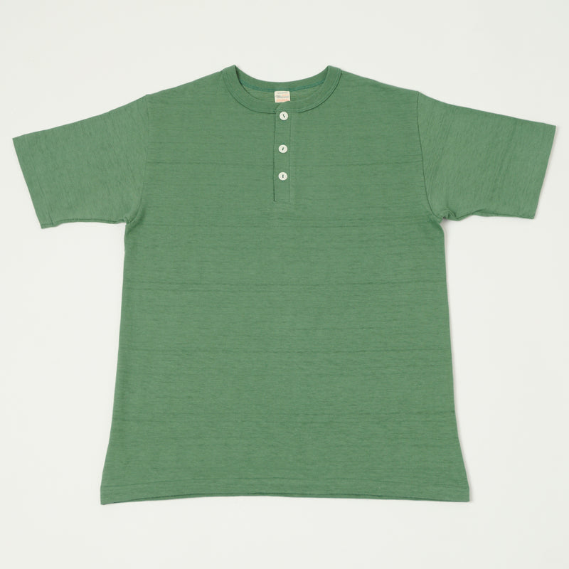 Warehouse 4601 S/S Henley - MC Green