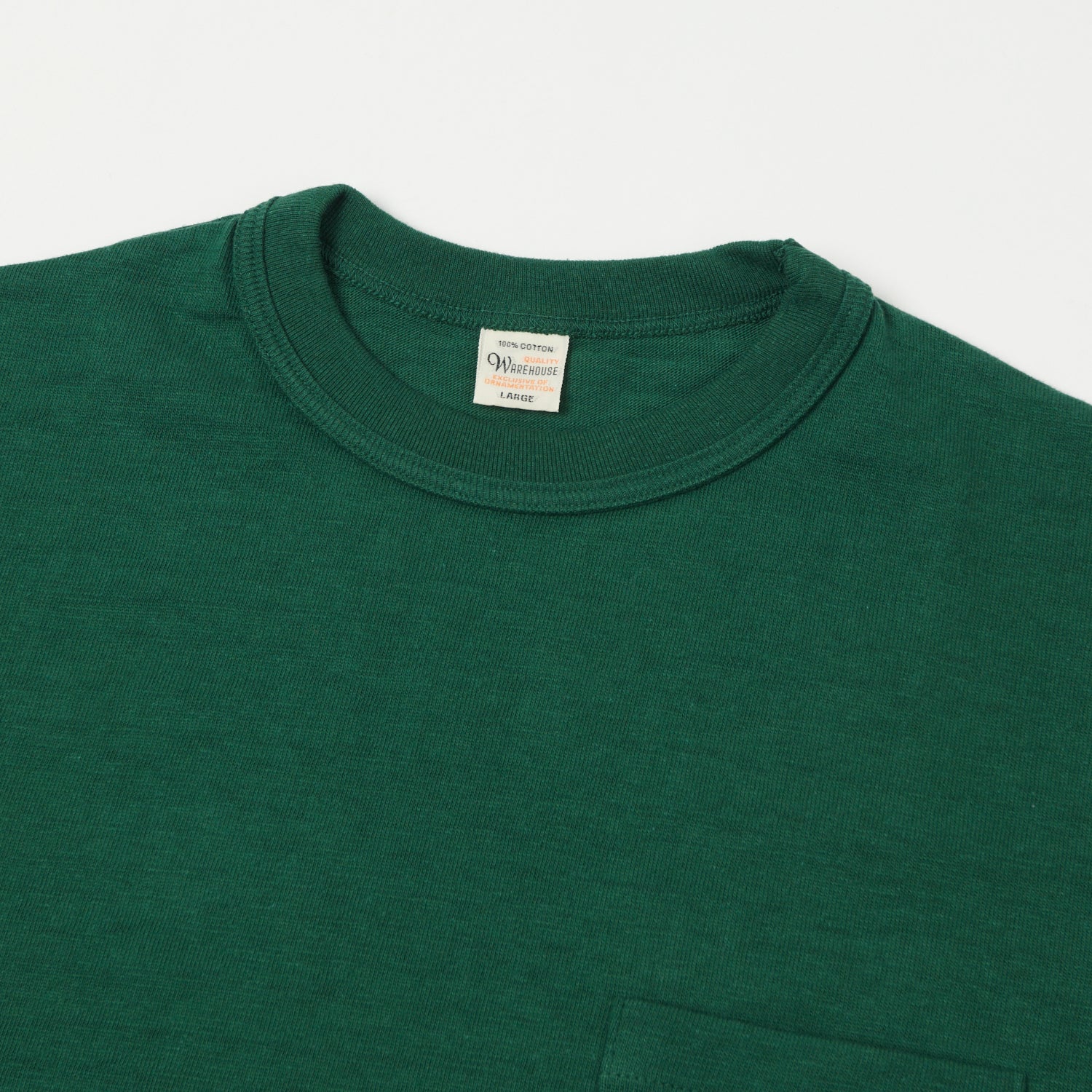 Warehouse & Co 4601 Pocket T-Shirt - Dark Green