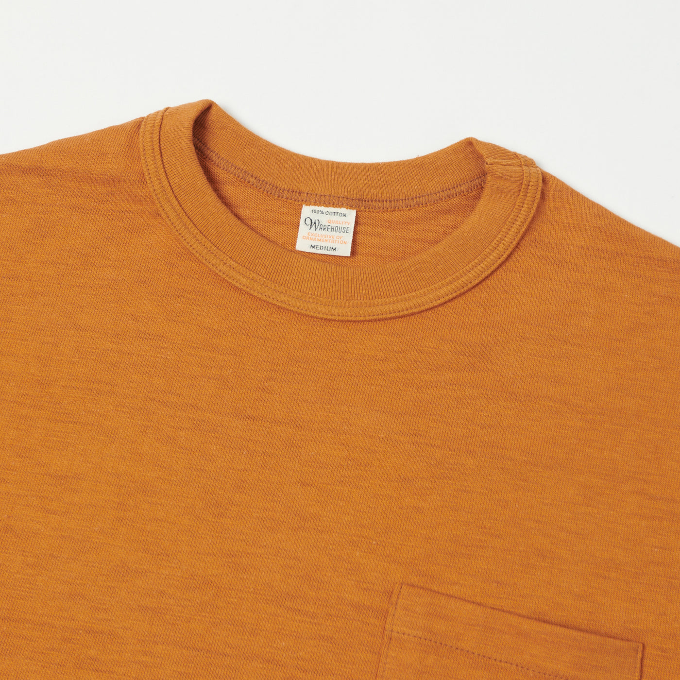 Warehouse & Co 4601 Pocket T-Shirt - Dark Orange