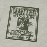 Warehouse & Co 4096 'Wanted' T-Shirt - Heather Grey