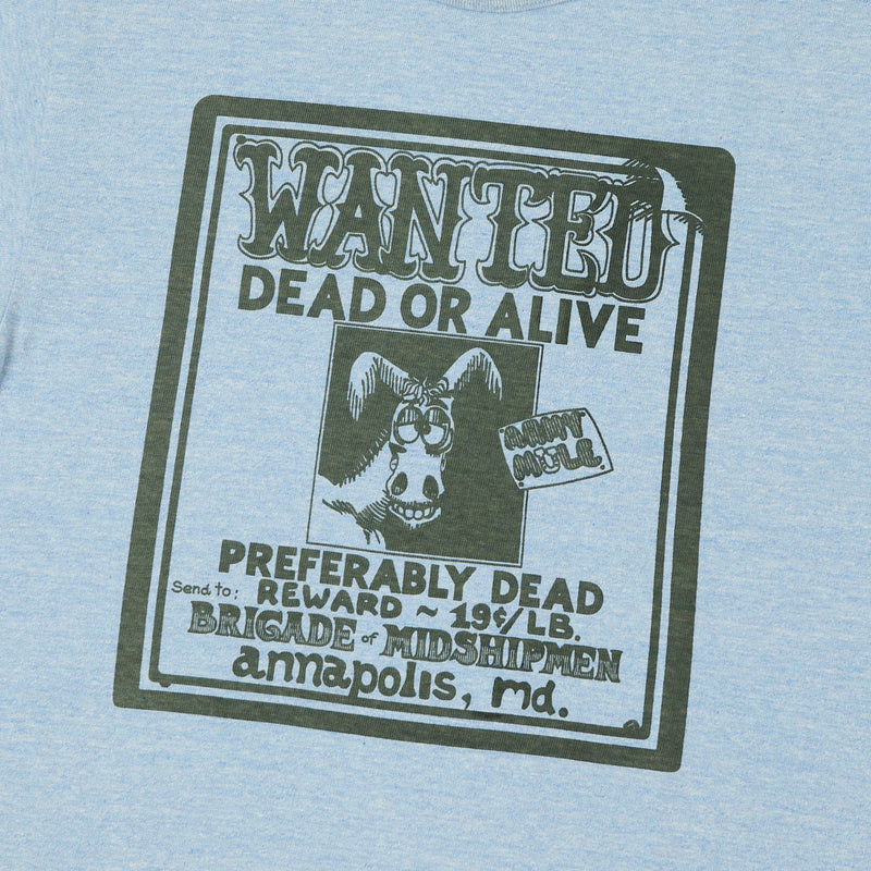 Warehouse & Co 4096 'Wanted' T-Shirt - Heather Navy