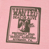 Warehouse & Co 4096 'Wanted' T-Shirt - Heather Red