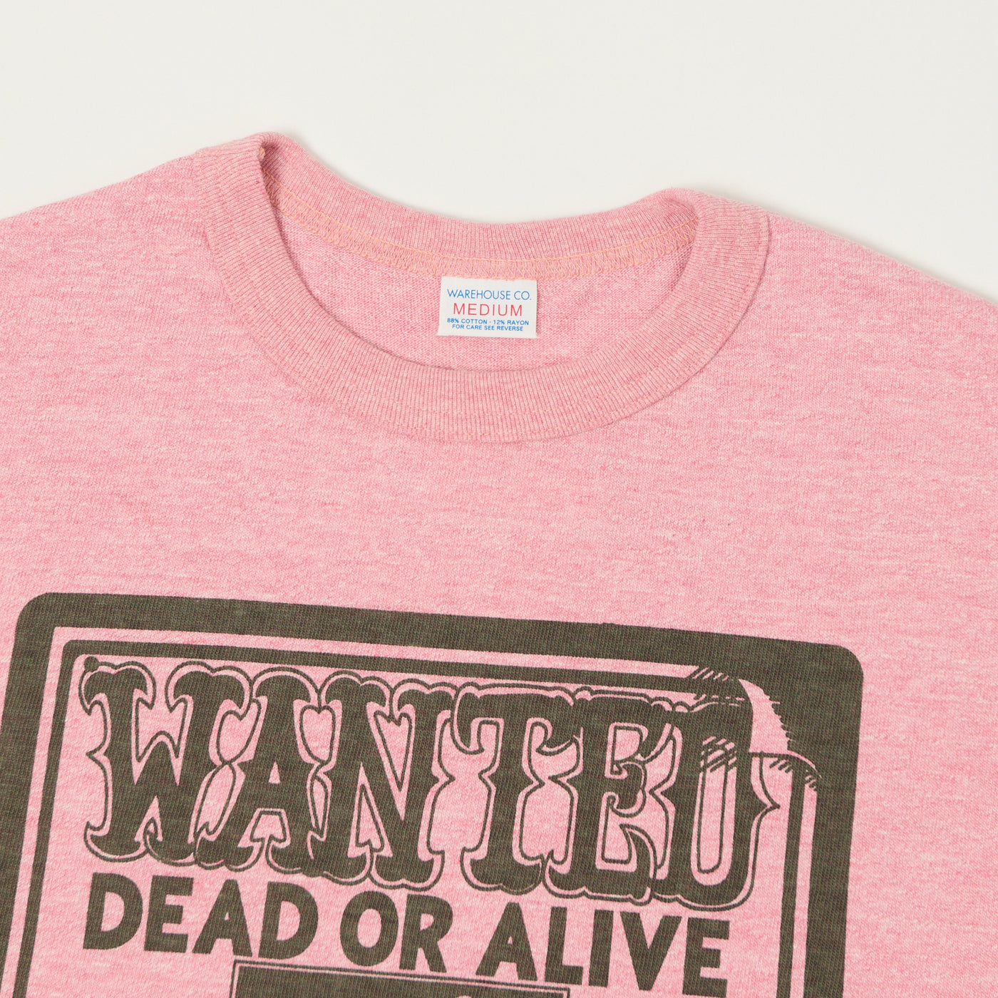 Warehouse & Co 4096 'Wanted' T-Shirt - Heather Red