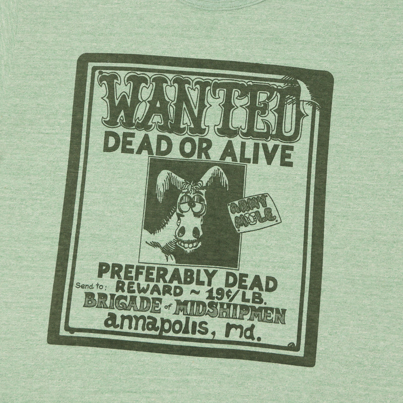 Warehouse & Co 4096 'Wanted' T-Shirt - Heather Green