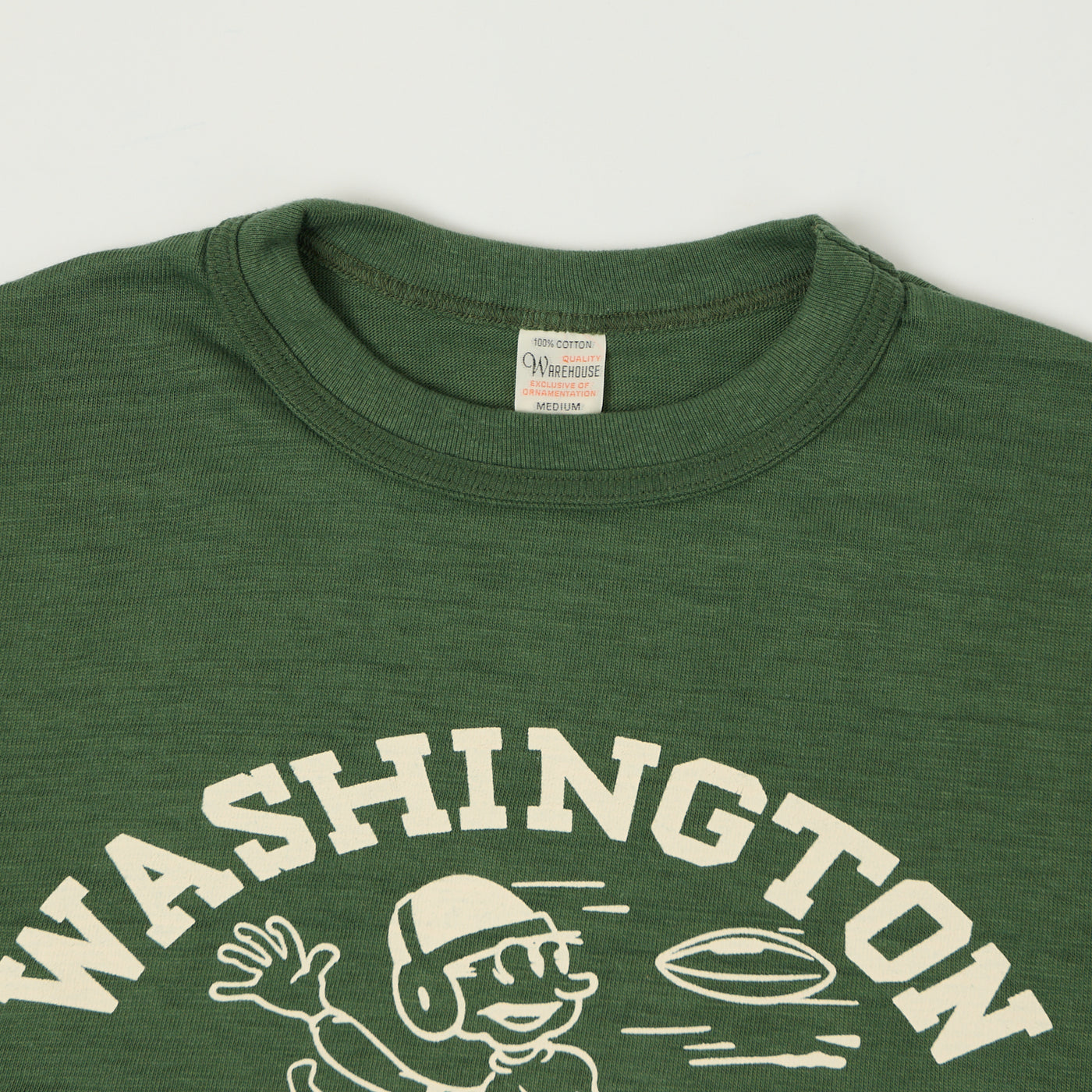 Warehouse & Co 4601 'Washington' T-Shirt - Green