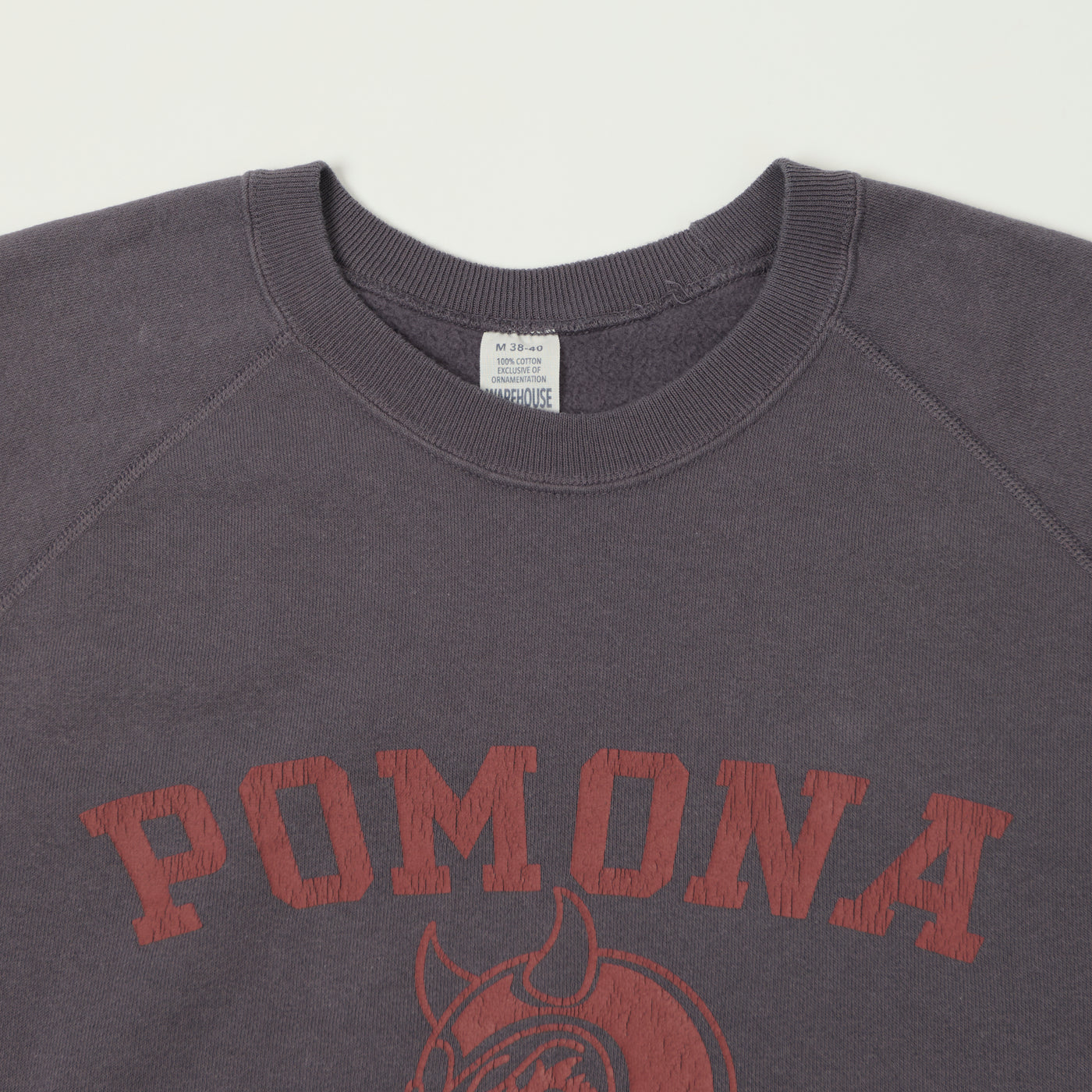 Warehouse & Co 461 'Pomona' Raglan Sleeve Sweatshirt - Navy