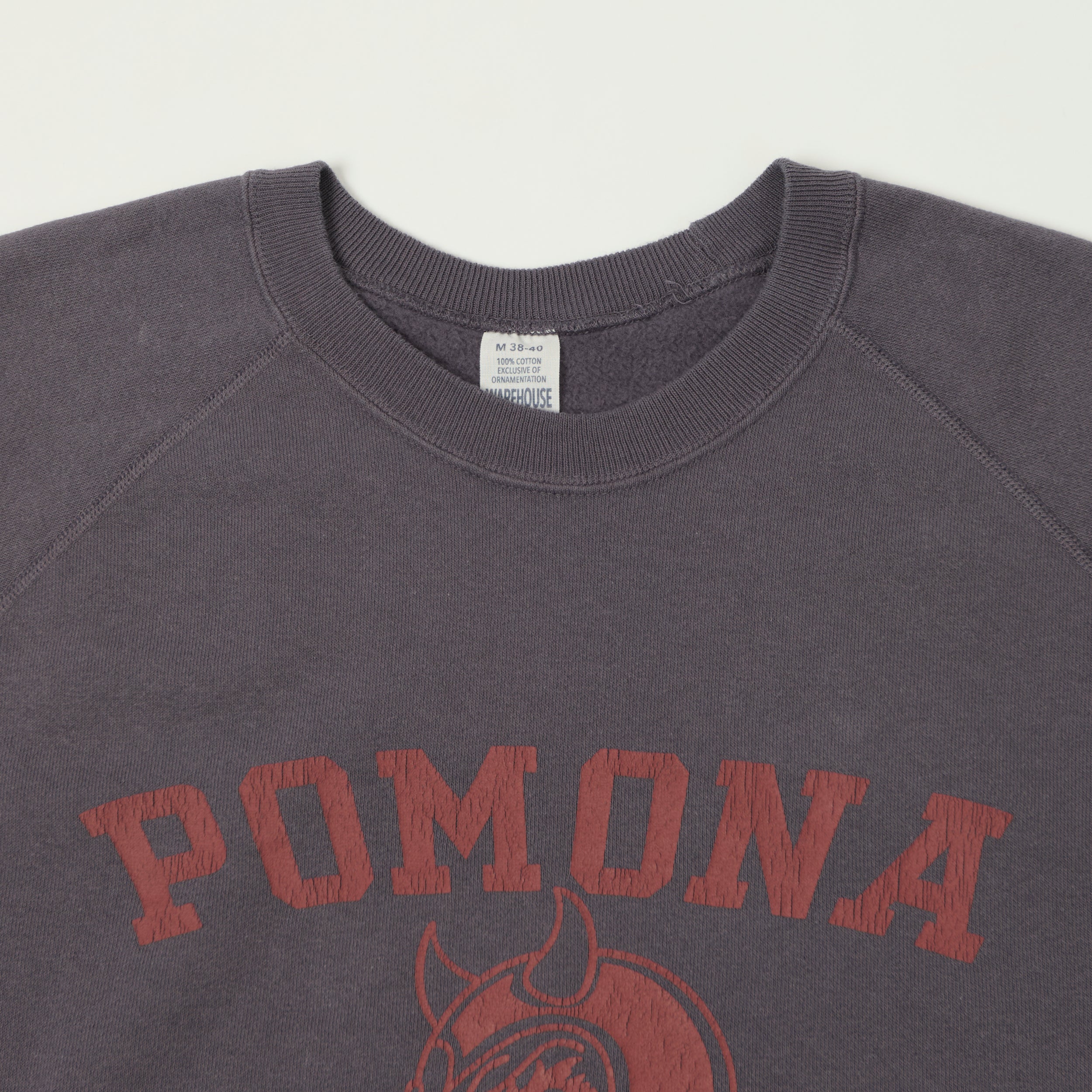 Warehouse & Co 461 'Pomona' Raglan Sleeve Sweatshirt - Navy