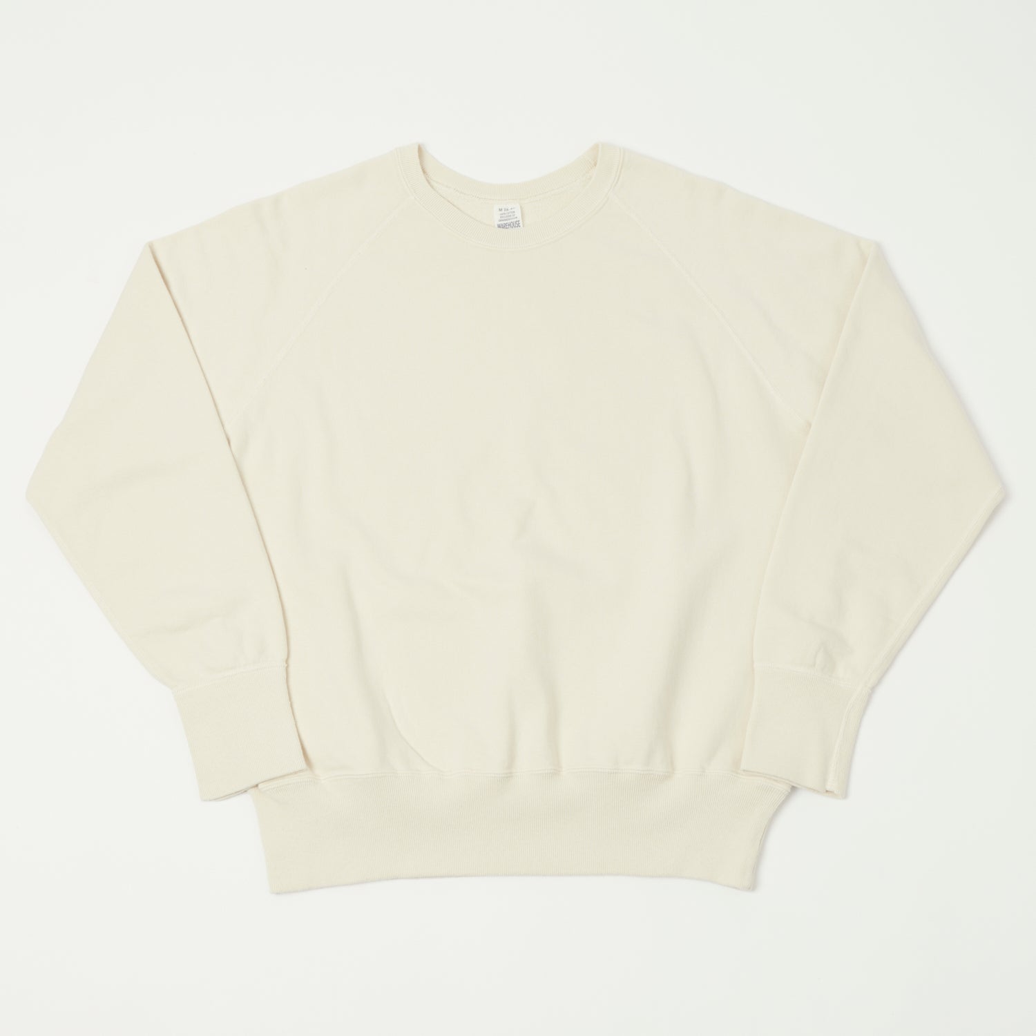 Warehouse & Co 461 Raglan Sleeve Sweatshirt - Cream