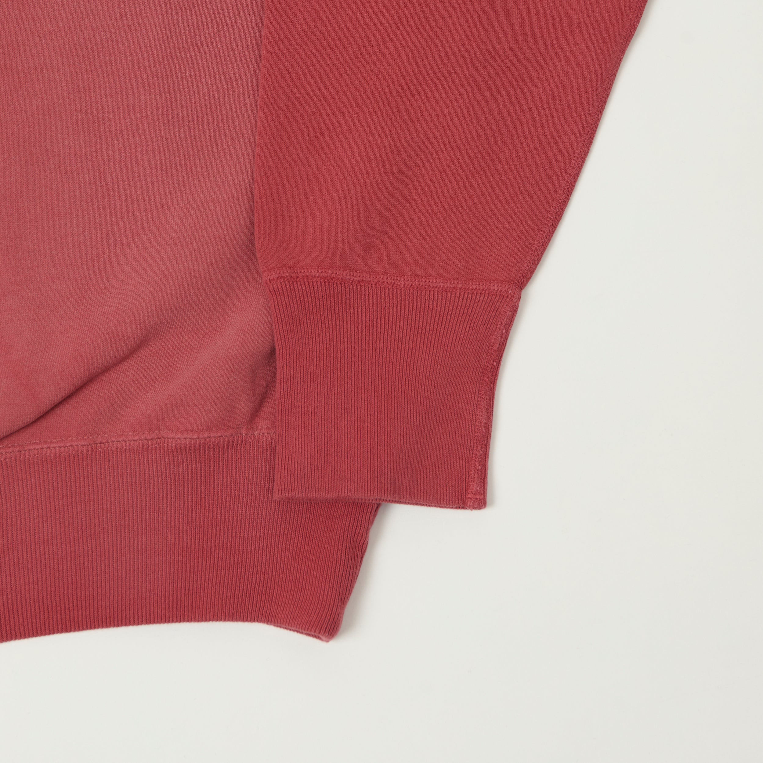 Warehouse & Co 461-U/W 'Sun Burned' Raglan Sleeve Sweatshirt - Red