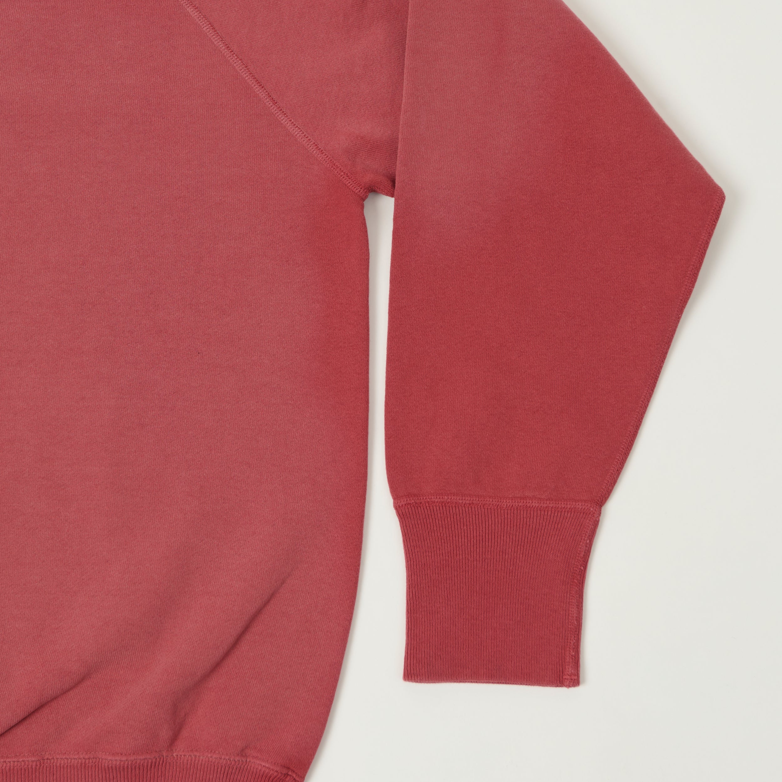 Warehouse & Co 461-U/W 'Sun Burned' Raglan Sleeve Sweatshirt - Red