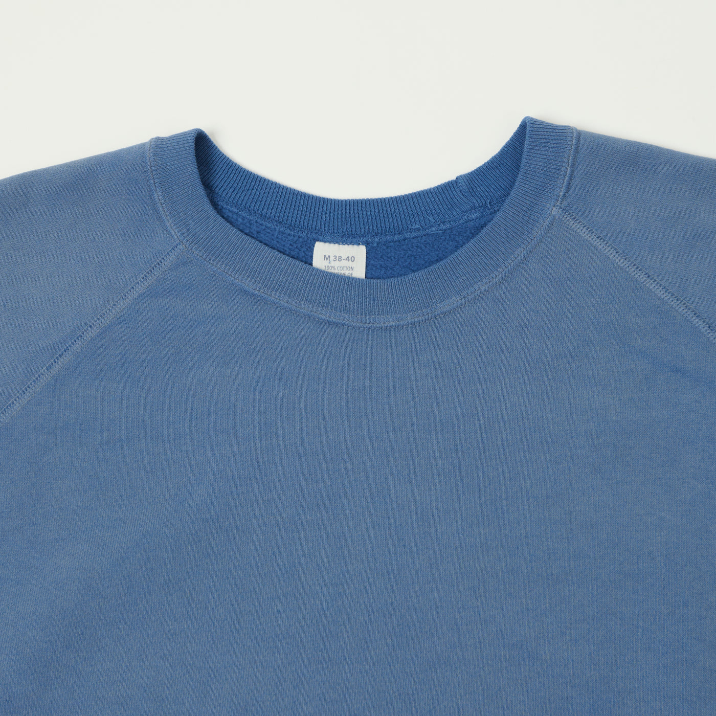 Warehouse & Co 461-U/W 'Sun Burned' Raglan Sleeve Sweatshirt - Blue