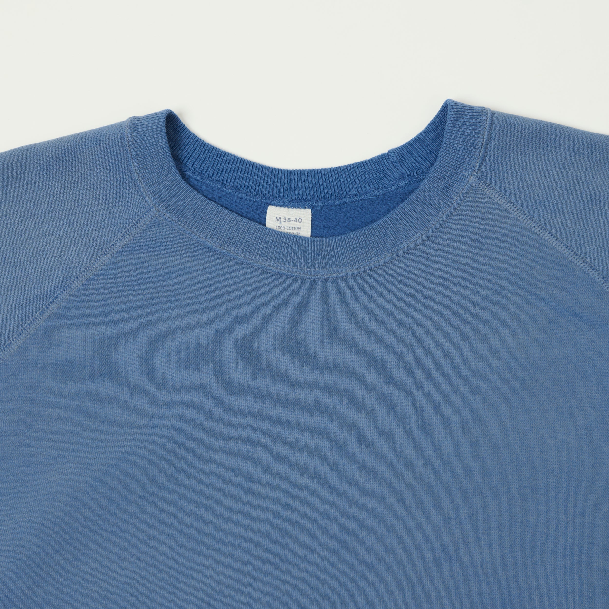 Warehouse & Co 461-U/W 'Sun Burned' Raglan Sleeve Sweatshirt - Blue