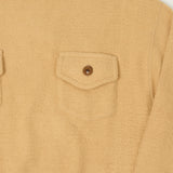 Warehouse & Co 479 Two Pocket Pile Sweatshirt - Beige