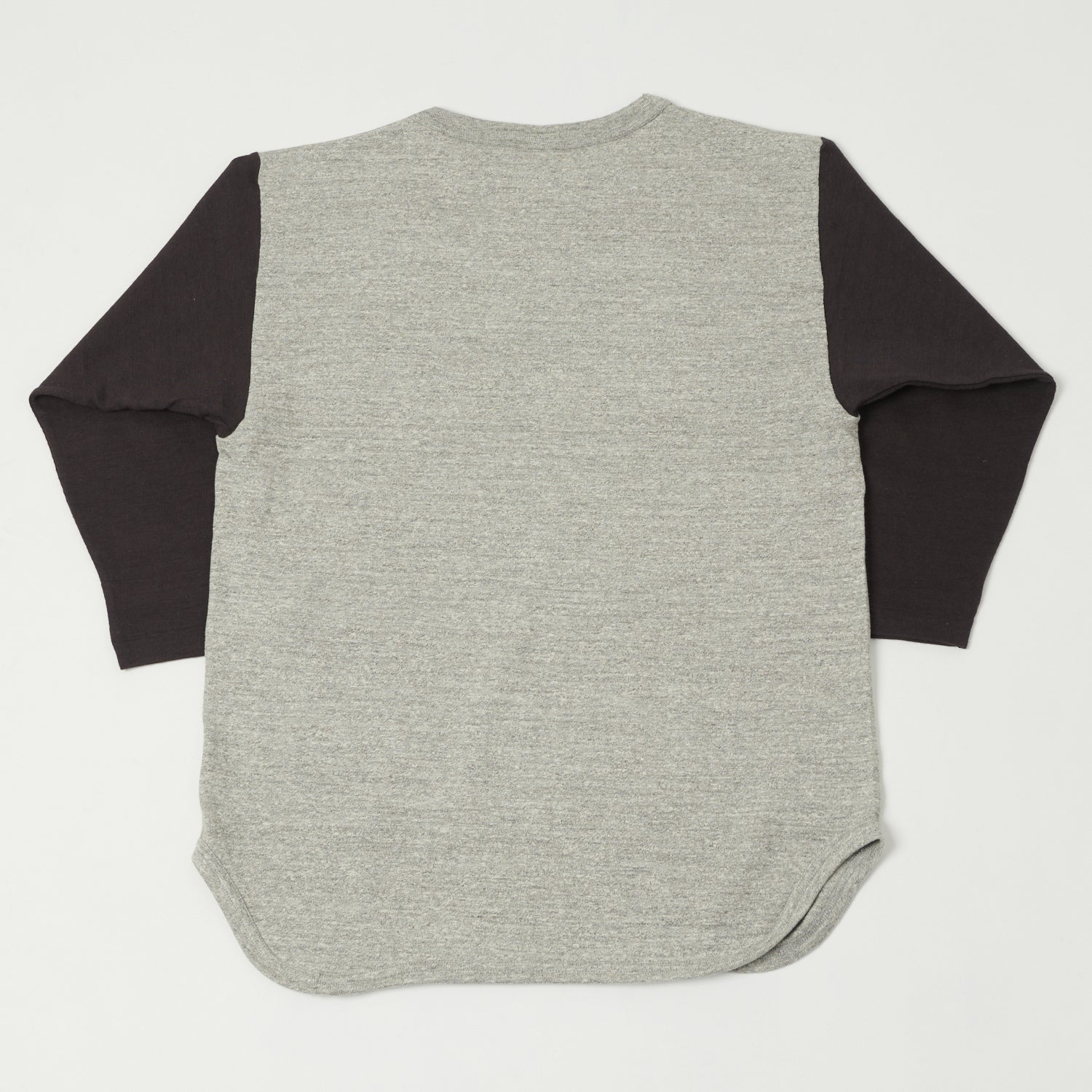 Warehouse & Co 4800 'Camp Baumann' Baseball T-Shirt - Heather Grey/Sumikuro
