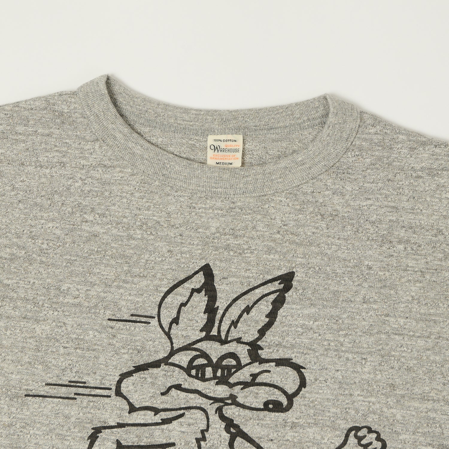 Warehouse & Co 4800 'Coyote'  Baseball T-Shirt - Heather Grey/Black
