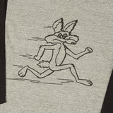 Warehouse & Co 4800 'Coyote'  Baseball Tee - Heather Grey/Black