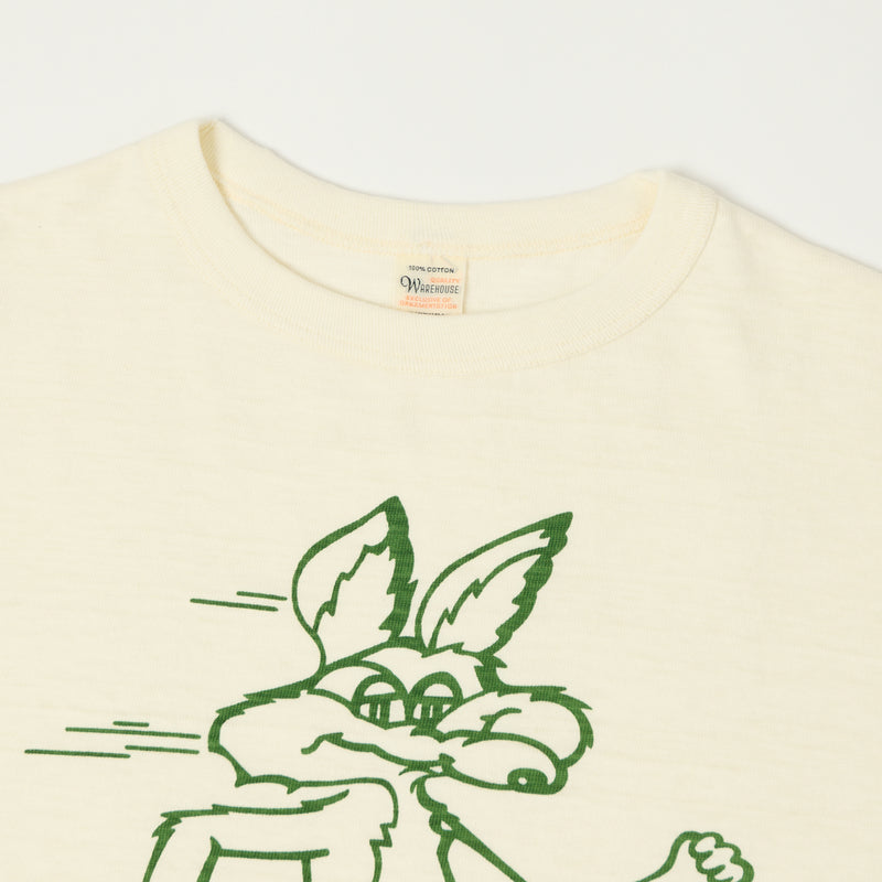 Warehouse & Co 4800 'Coyote'  Baseball Tee - Cream/Light Green