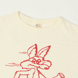 Warehouse & Co 4800 'Coyote'  Baseball Tee - Cream/Bordeaux