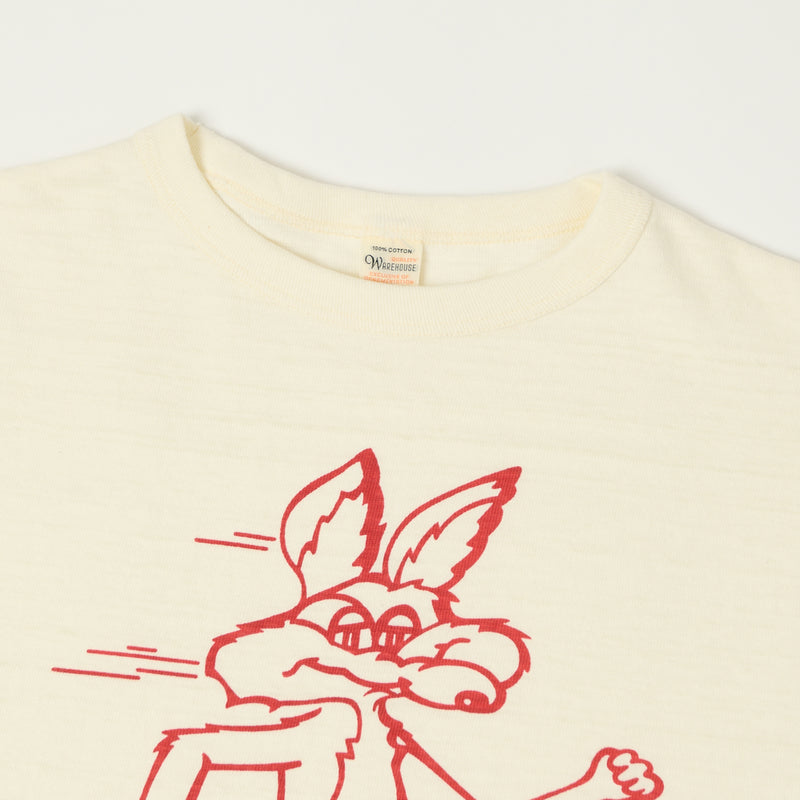 Warehouse & Co 4800 'Coyote'  Baseball Tee - Cream/Bordeaux