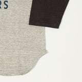 Warehouse & Co 4800 'Fedora Tigers'  Baseball Tee - Heather Grey/Black