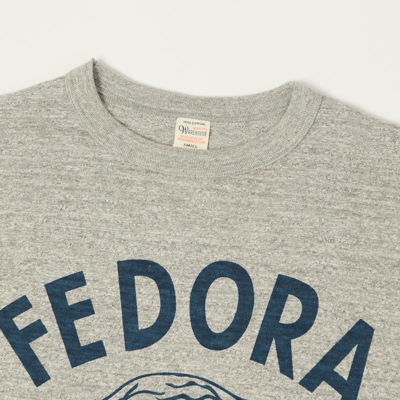 Warehouse & Co 4800 'Fedora Tigers'  Baseball Tee - Heather Grey/Black
