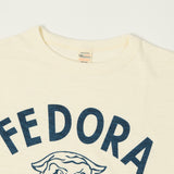 Warehouse & Co 4800 'Fedora Tigers'  Baseball Tee - Cream/Light Green