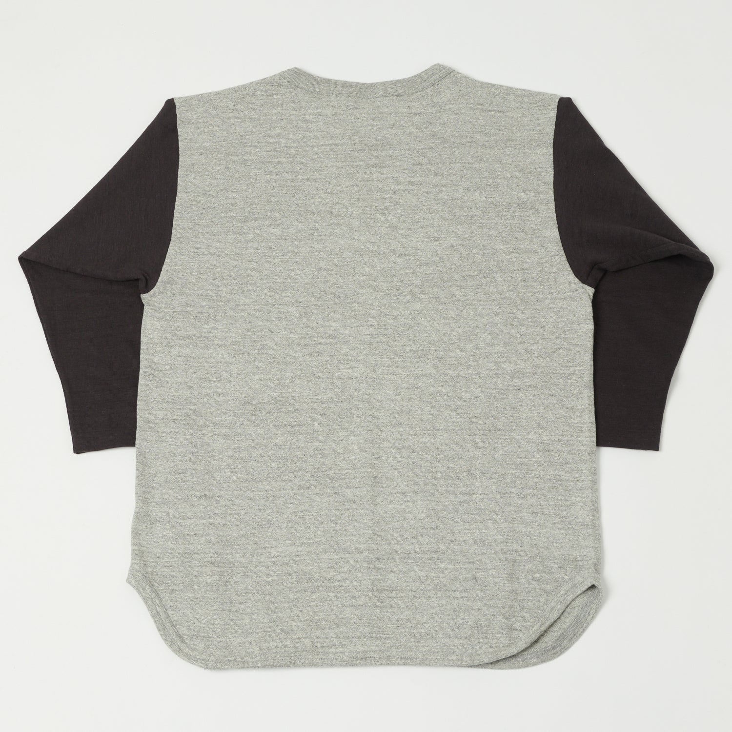Warehouse & Co 4800 'Men From BTRY C' Baseball T-Shirt - Heather Grey/Sumikuro