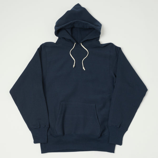 Warehouse & Co 484 Reverse Weave Hooded Sweatshirt - Navy – SON OF