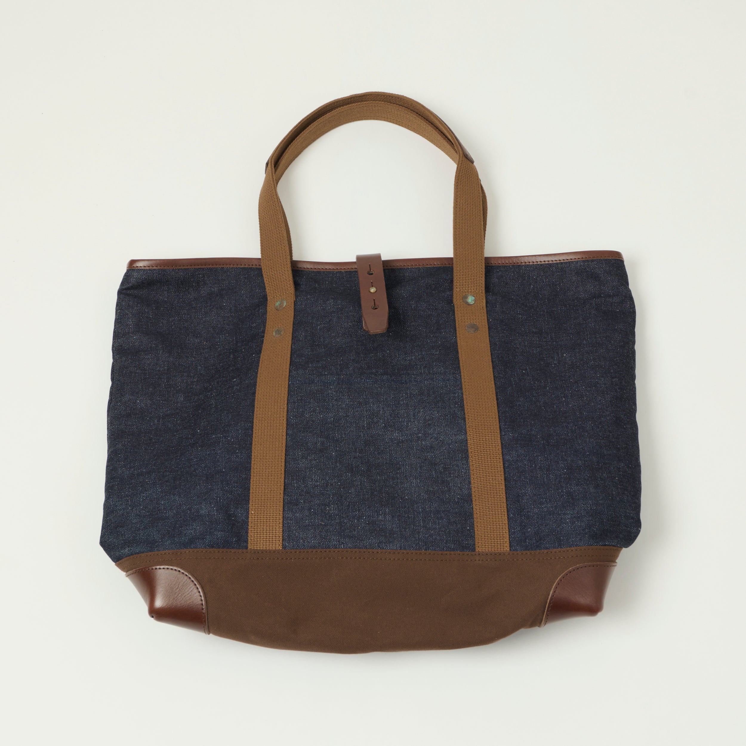 RRL Leather-Trim Denim Tote Bag - Indigo – SON OF A STAG