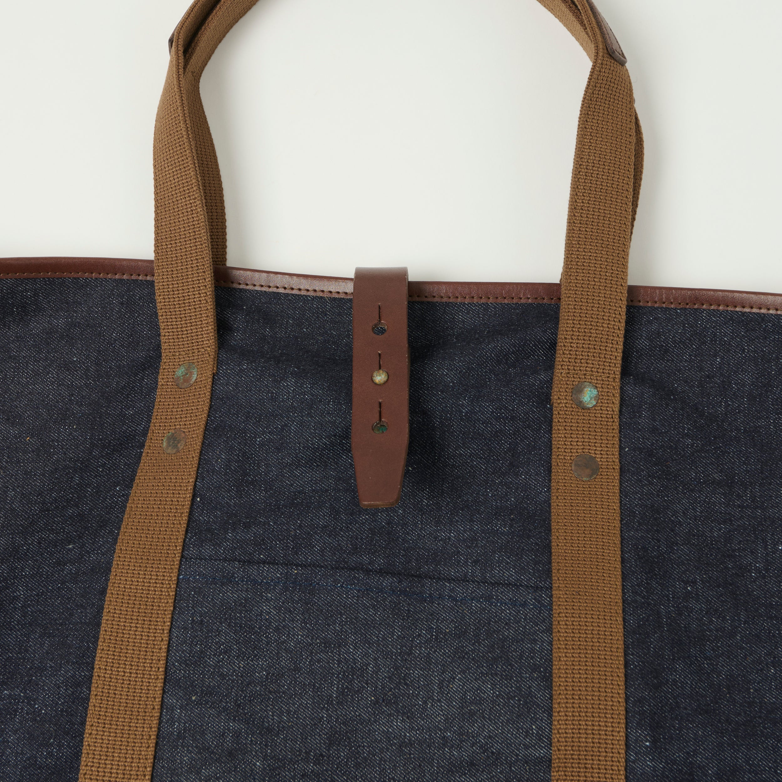 Warehouse & Co 5212 Denim Tote Bag - Raw
