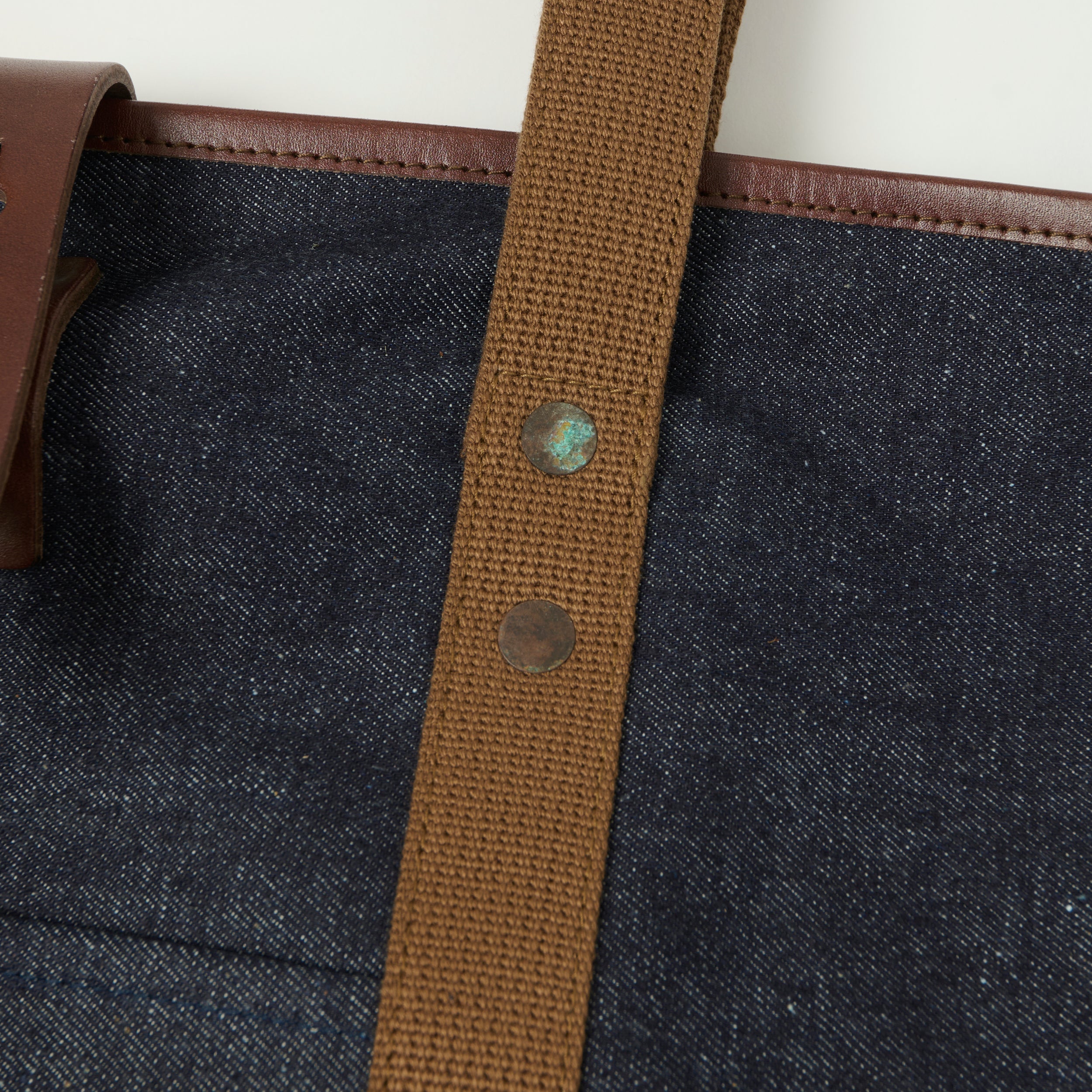 Warehouse & Co 5212 Denim Tote Bag - Raw