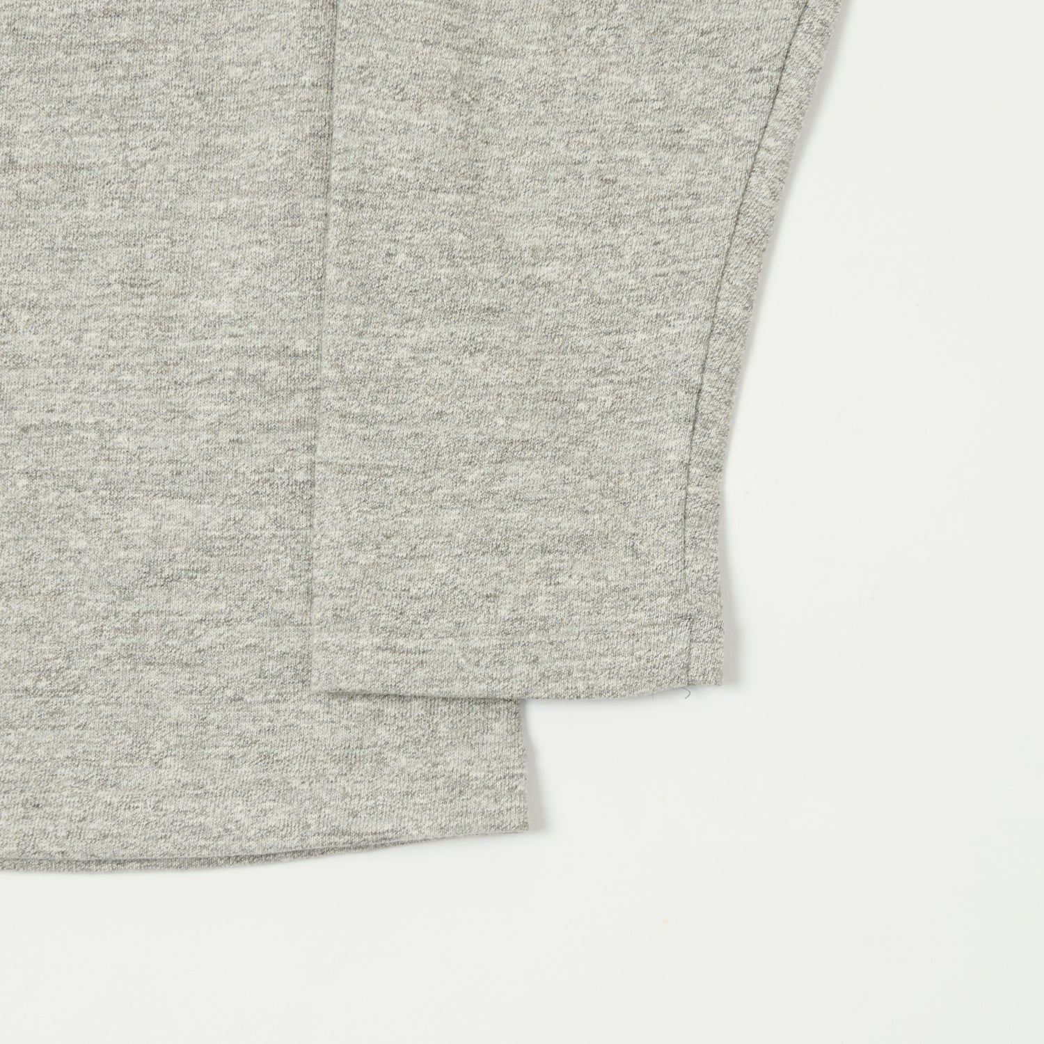 Warehouse & Co 5907 Long Sleeve Henley - Heather Grey