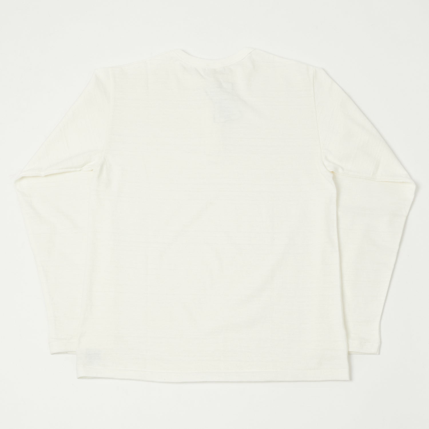 Warehouse & Co 5907 Long Sleeve Henley - Off White