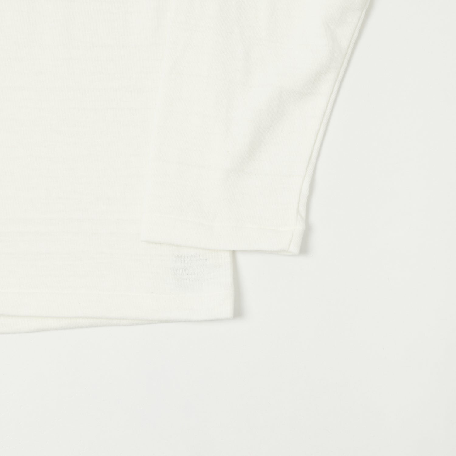 Warehouse & Co 5907 Long Sleeve Henley - Off White