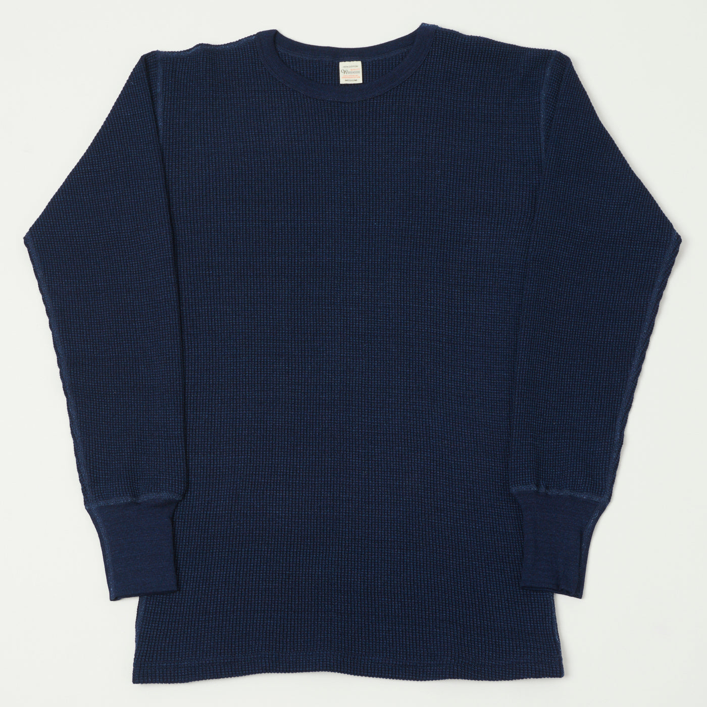 Warehouse & Co 5911 Waffle Knit Thermal T-Shirt - Indigo