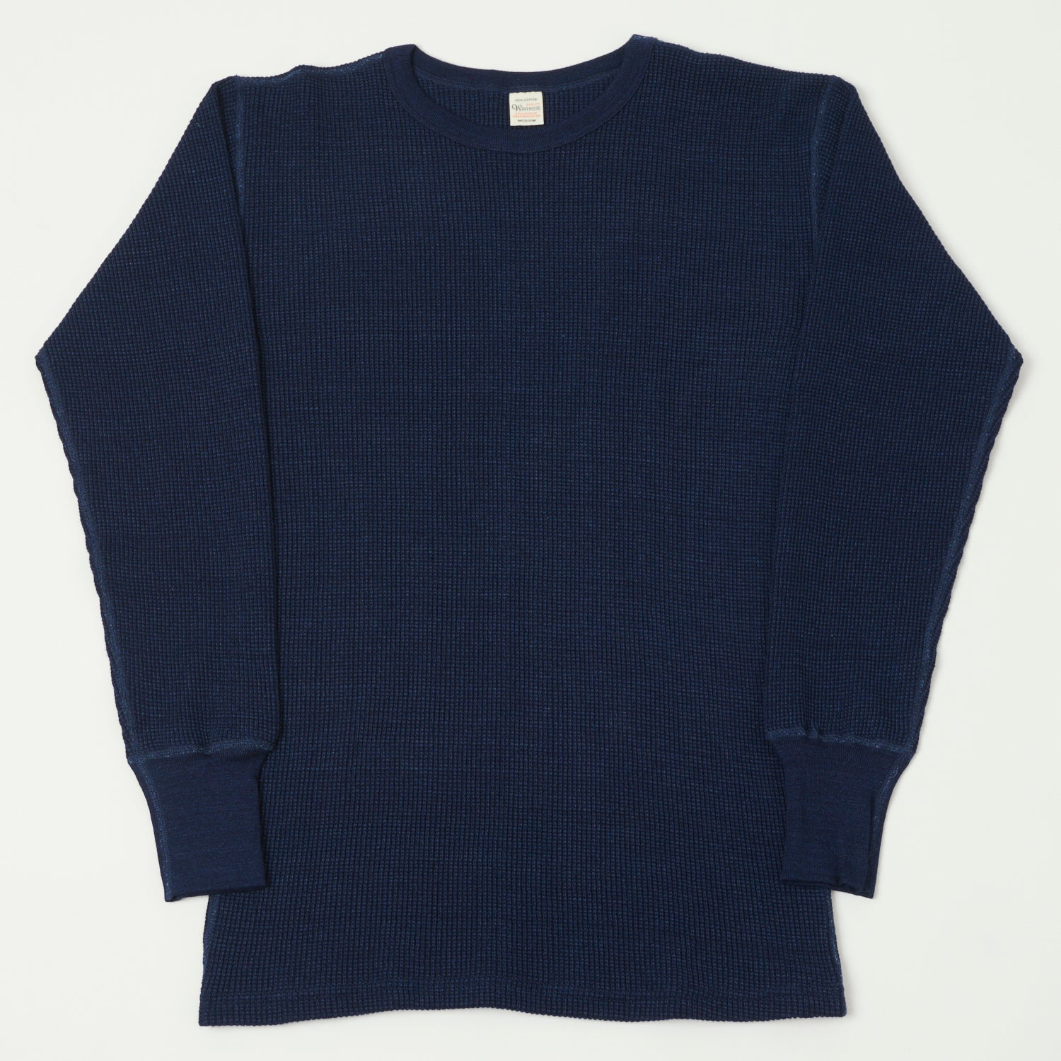 Warehouse & Co 5911 Waffle Knit Thermal T-Shirt - Indigo