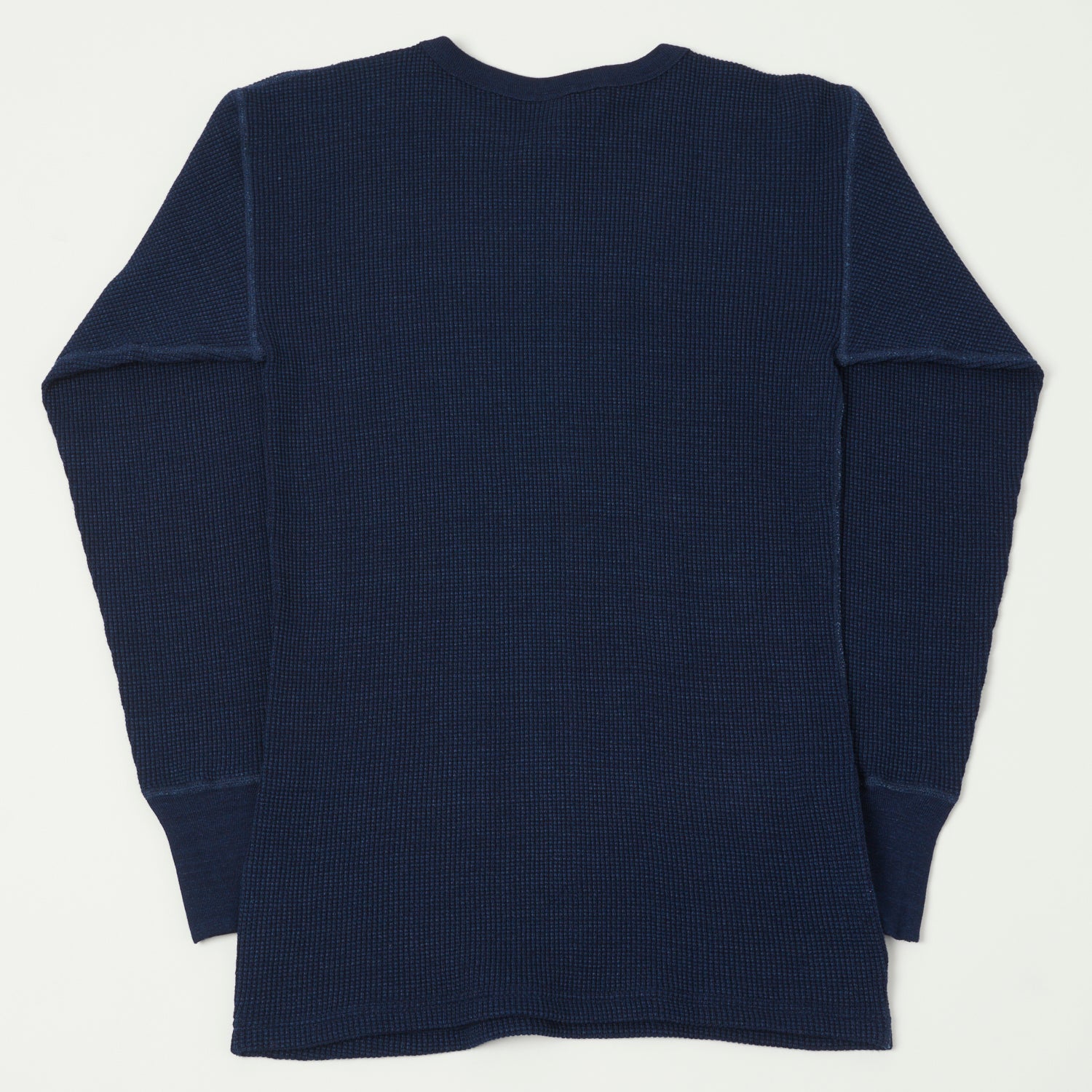 Warehouse & Co 5911 Waffle Knit Thermal T-Shirt - Indigo