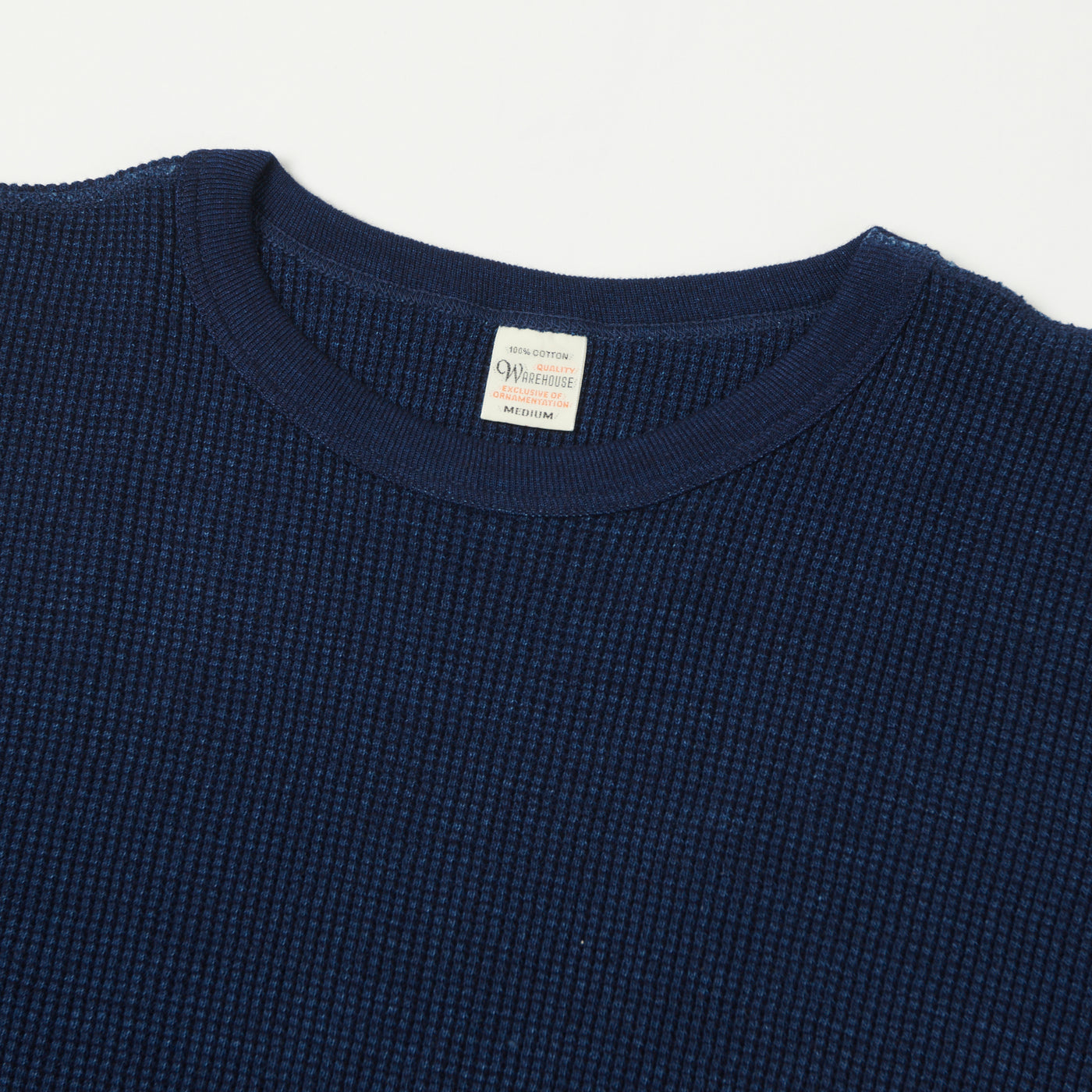 Warehouse & Co 5911 Waffle Knit Thermal T-Shirt - Indigo