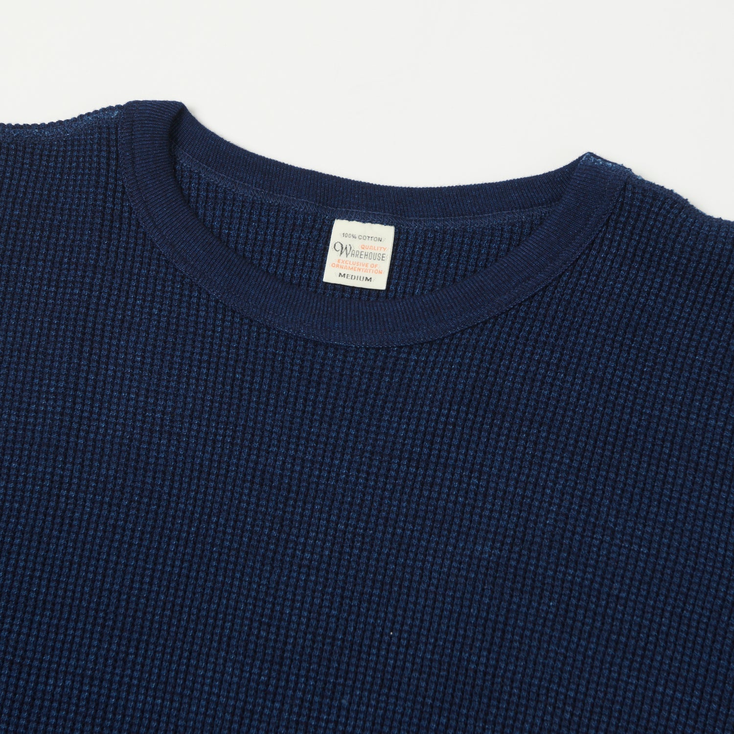 Warehouse & Co 5911 Waffle Knit Thermal T-Shirt - Indigo