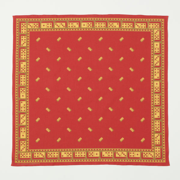 Warehouse 5240 'Domino' Pattern Bandana - Red